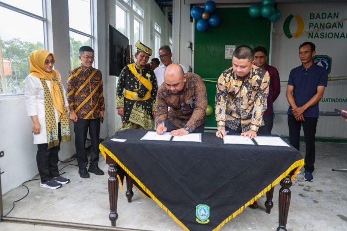Sarana dan Prasarana Logistik Pangan berupa Cold Storage sebagai penyimpanan cabai untuk Kota Tanjungpinang diresmikan oleh Gubernur Kepulauan Riau Ansar Ahmad, Sabtu (28/10).