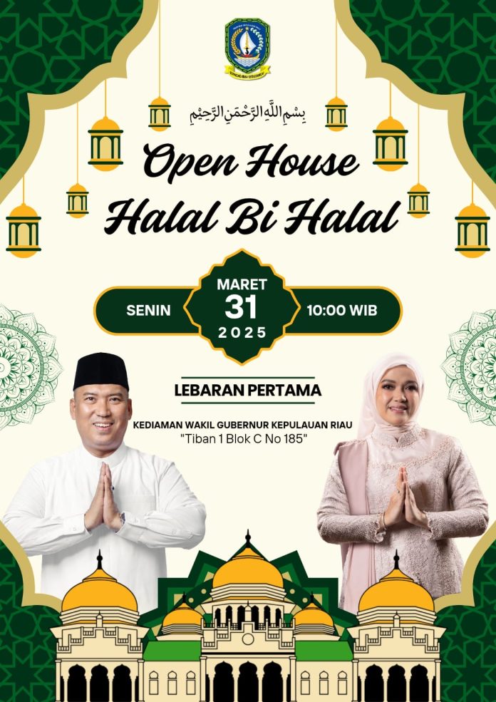 Wakil Gubernur Kepri Nyanyang Haris Akan Laksanakan Open House di Lebaran Hari Pertama - Mimbarkepri.co
