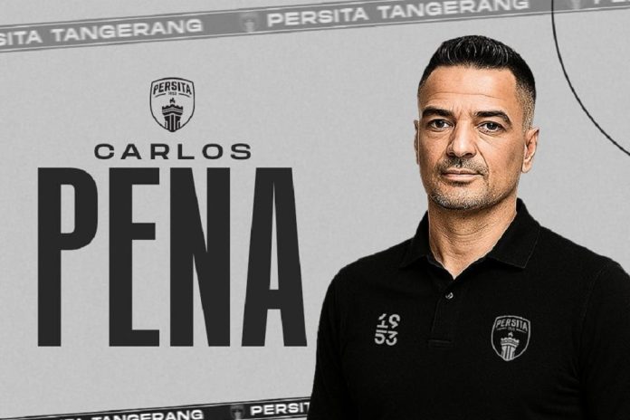 Carlos Pena Ditargetkan Bawa Persita ke Tiga Besar Liga 1 2025-2026