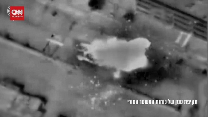 VIDEO: Penampakan Serangan Israel ke Pasukan Militer Suriah