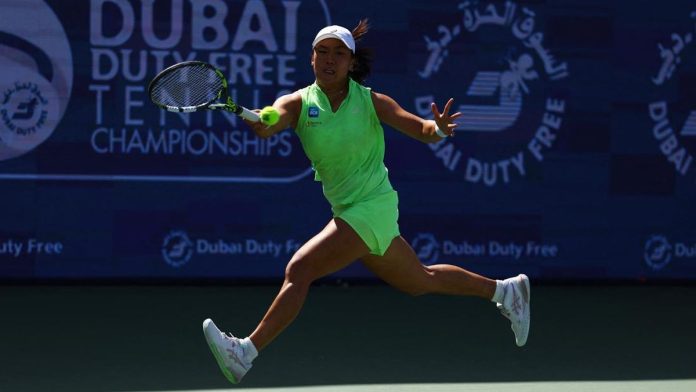 FOTO: Langkah Janice Tjen Terhenti di 16 Besar Dubai Championships